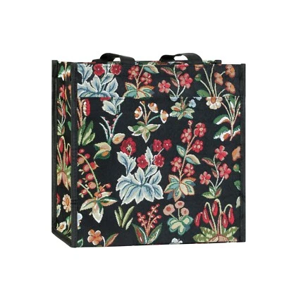 MILLE FLEUR FLORAL SHOPPER SHOULDER BAG TAPESTRY LADIES SHOPPING WOMEN TRAVEL - Image 1 of 4