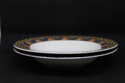 Mikasa Ultima+ SAO PAULO Borde Sopa Pasta Cuenco Juego de 2, 9 1/2", HK700, Mosaico Foto 1 de 4