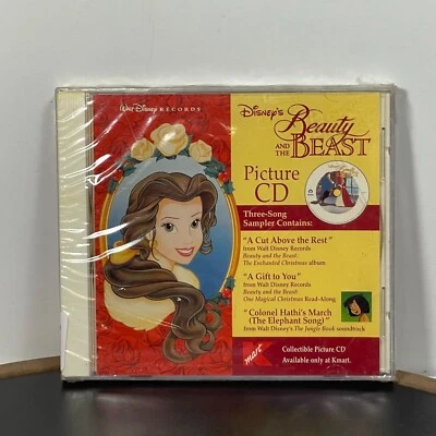 Beauty And The Beast Walt Disney Records:  Picture (CD, 1997) K Mart Exc- Sealed - Image 1 of 4