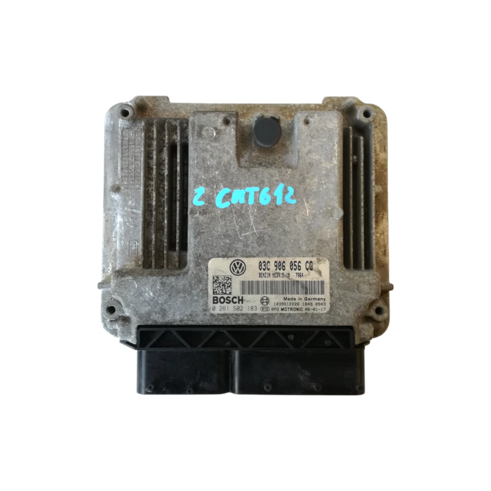 CENTRALINA MOTORE VW GOLF VI/JETTA III 1.6 FSI 85KW BOSCH 03C906056CG 0261S02183 - Immagine 1 di 3