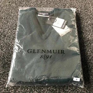 Glenmuir Green Windermere Lambswool golf pullover size S - Picture 1 of 1