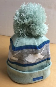 Turtlefur Kids One Size Blair Bear's Fav Knit Unicorn Hat Beanie Light Turquoise - Picture 1 of 7