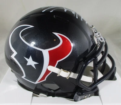 Мини-футбольный шлем с автографом J.J. Watt Houston Texans Riddell Speed / сертификат подлинности - Изображение 1 из 4