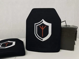 Level III UHMWPE Lightweight Bulletproof Plates Rifle Armor Panel Pair 10x12 - Picture 1 of 7