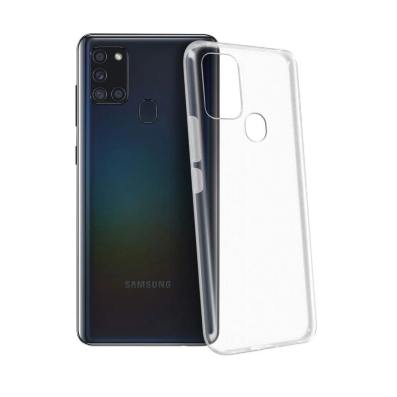 SAMSUNG A21S SM-A217  CUSTODIA TPU TRASPARENTE ULTRA SOTTILE 0.75MM - Immagine 1 di 1