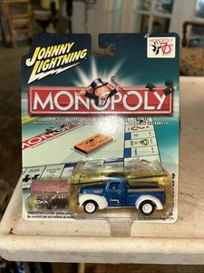 Johnny Lightning White Lightning Monopoly Water Works ‘40 Ford Coupe Blue & Wht - Picture 1 of 6