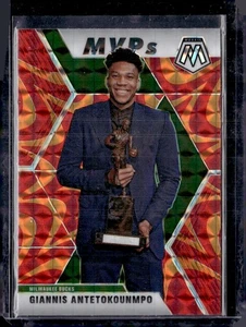 Panini Mosaic #297 2019-20 Giannis Antetokounmpo naranja reactivo - Imagen 1 de 2