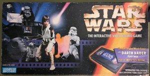 Vintage COMPLETE 1996 Star Wars The Interactive VHS Video Board Game Parker Bros - Picture 1 of 3