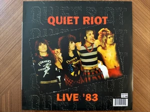QUIET RIOT LIVE ‘83 Red Vinyl LP album - Pretty rare find #193/300! Incl. patch - Imagen 1 de 7