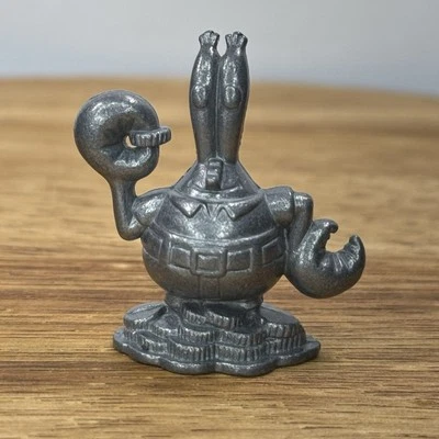 Pantalones Cuadrados De Colección Monopoly Edición Bob Esponja Sr. Cangrejos Peltre Repuesto Ficha Foto 1 de 3