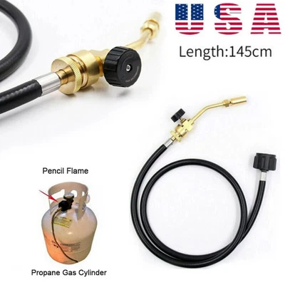 Tanque de gas propano Mapp - Antorcha turbo manguera soldadura soldadura herramienta de soldadura Foto 1 de 4