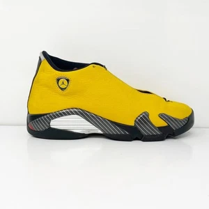 Nike Boys Air Jordan 14 BV1218-706 Yellow Basketball Shoes Sneakers Size 6Y - Picture 1 of 12