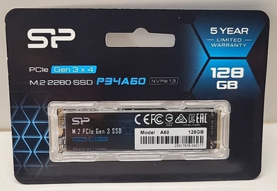 Silicon Power P34A60 M.2 2280 128GB PCI-Express 3.0x4 Internal Solid State Drive - Image 1 of 3