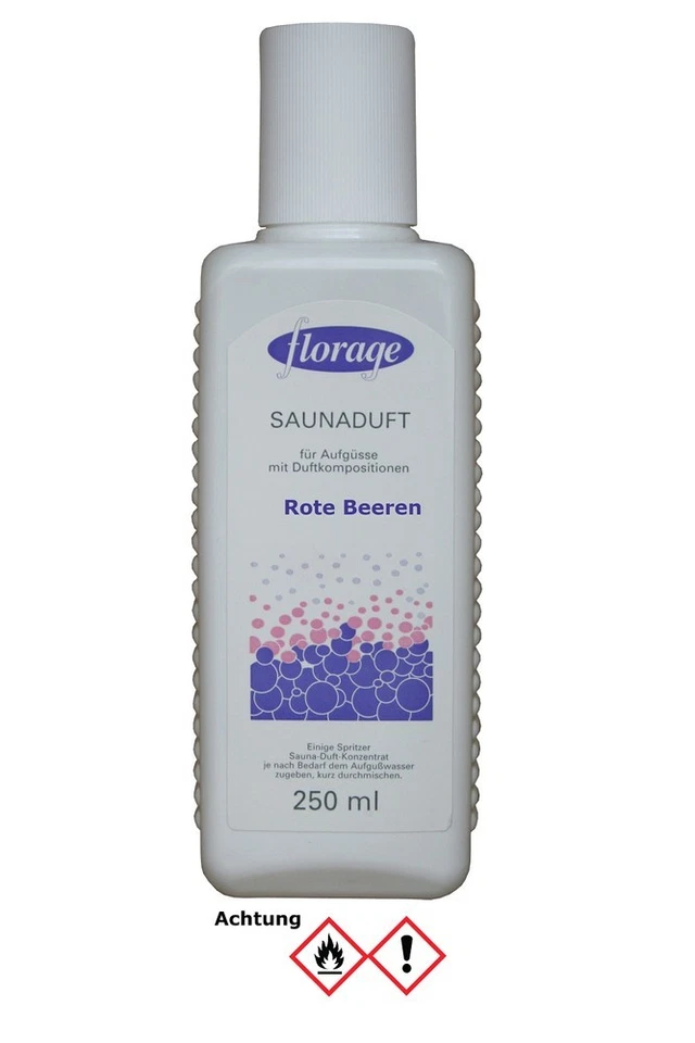 florage Saunaduft Konzentrat Rote Beeren 250ml Sauna Düfte Aufguss Aroma Zubehör