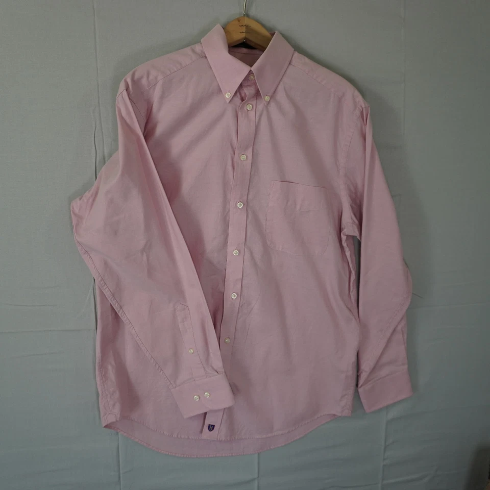 Henry Jacobson Camisa Manga Larga Abotonada - 100% Algodón - 15 32/33 Mediana Foto 1 de 4