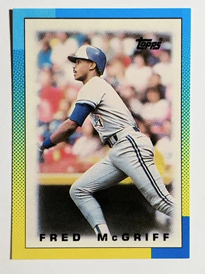 1990 Topps Mini Leaders #43 Fred McGriff - Image 1 of 2