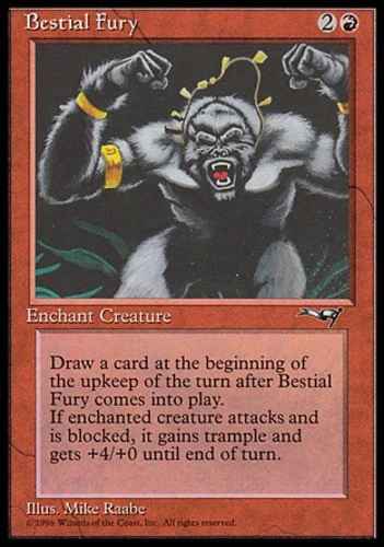Bestial Fury (Facing Front) - Alliances # MTG Magic The Gathering - Image 1 of 1