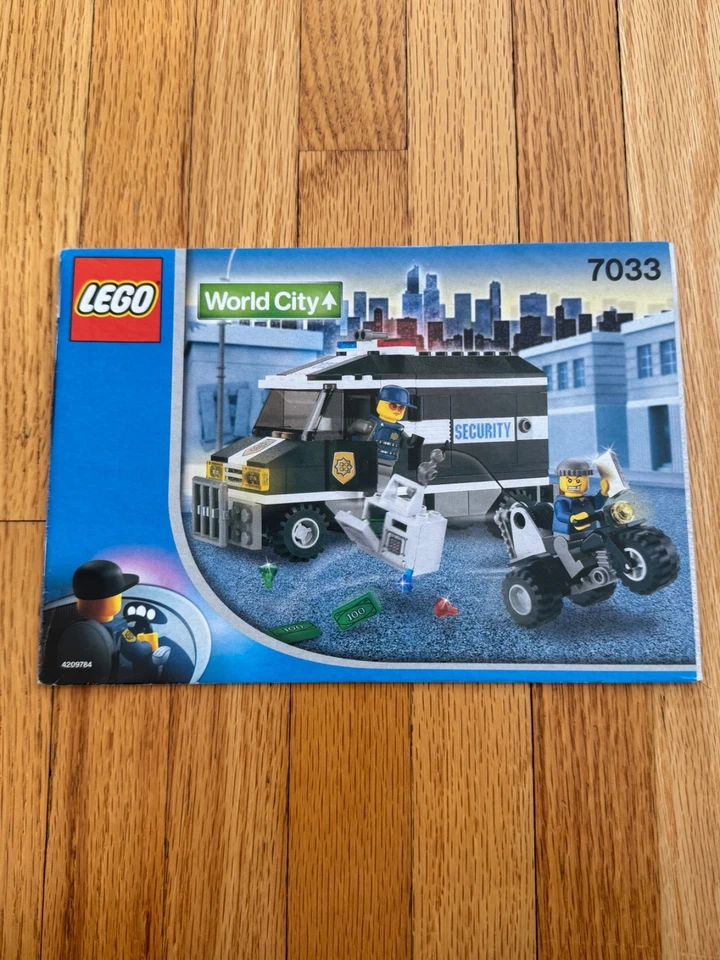 Lego City Armoured Car Action (7033) Instruction Booklet Only - Image 1 of 1