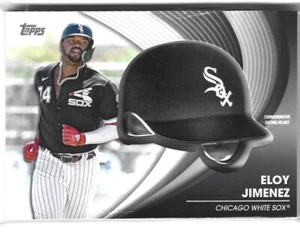 2022 TOPPS COMMEMORATIVE BATTING HELMET #EJ ELOY JIMENEZ WHITE SOX MINT L@@K - Picture 1 of 1