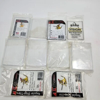 Mixed Lot of 10 Pro-Mold Regular Snap Tite Mini Snap Card Holders NIP - Image 1 of 4