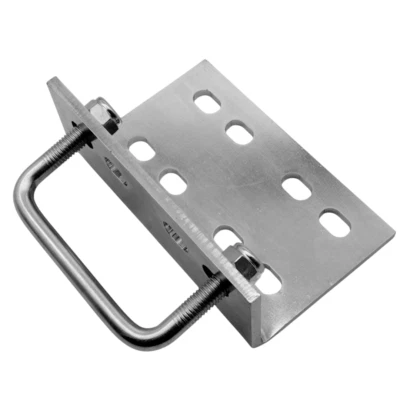 EMPULA 6 mm Klemmplatte mit Bügelschraube U Bügel M10, M12, M16