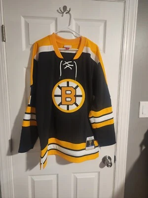 Camiseta deportiva Mitchell & Ness Bobby Orr Boston Bruins 71/72 línea azul auténtica talla L Foto 1 de 4