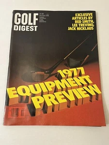 GOLF DIGEST MAGAZINE DECEMBER 1976 RED SMITH, LEE TREVINO, JACK NICKLAUS - Picture 1 of 19