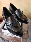 Nine West Nexttome black leather loafers size 7.5