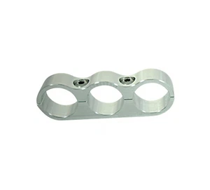3 Line Fuel Oil Water Hose Separator Clamp Aluminum Mountable Universal USA Made - Picture 1 of 4