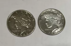 1926 S Peace Dollar über unzirkuliert 90 % Silber $ 1 US Münze Sammlerstück - Bild 1 von 4