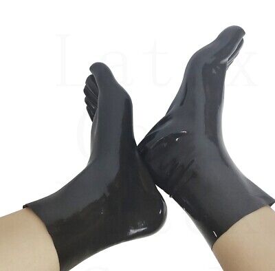 FREE Shipping 100% Toe Socks Tronchetti Strength LATTICE BLACK CALZINO Rubber Size XL • 3.66€