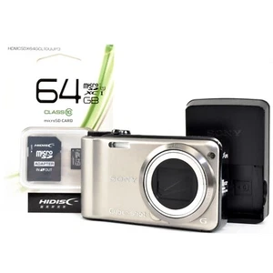 * Exc+5 w/ 64GB SD Card * Sony Cyber-shot DSC-HX5V 10.2MP Silver Digital Camera - Picture 1 of 9