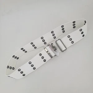 Tela punk gótica emo de cinturón blanco talla S/M para mujer Xhileration - Imagen 1 de 5