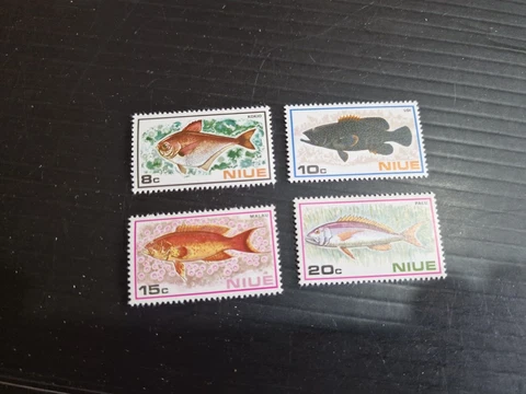 NIUE 1973 SG 175-178 FISH  MNH Cover