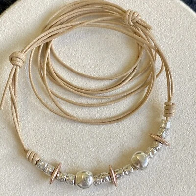 Dodo Pomellato Collana Oro Rosa Argento Unisex Fuori Produzione 100% Originale - Immagine 1 di 4