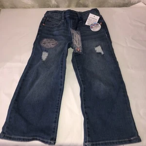 Blue Spice Girls Size 5 Wide Leg Crop Jeans - Picture 1 of 6