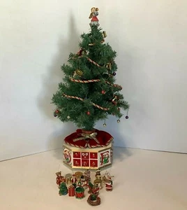 Danbury Mint The Miniature Musical Advent Tree Christmas Decoration 19" - Bild 1 von 11
