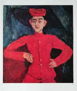 Clipping Ritaglio Illustrazione IL VALLETTO DI CHEZ MAXIM'S Chaïm Soutine - Picture 1 of 1