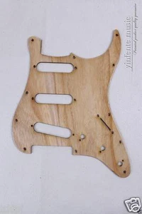 New Electric Guitar Pickguard flame wood SSS Strat Guitar parts Accessories - Picture 1 of 4