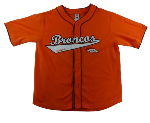 VTG Denver Broncos NFL #16 Jake Plummer Men's XL Baseball Jersey  Orange Cover