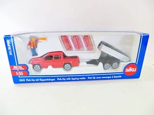 SIKU SUPER SERIE 3543 'VW AMEROK PICK-UP WITH TRAILER' 1:55. MIB/BOXED. VINTAGE. - Picture 1 of 6