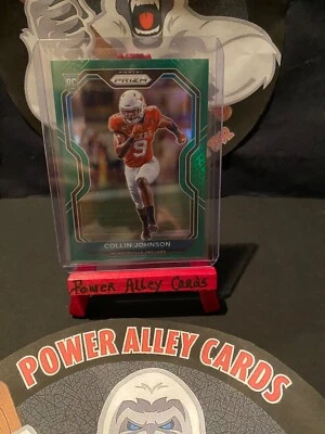 2020 Panini Prizm Collin Johnson Rookie Green Laser Prizm No.353 Jags - Image 1 of 2