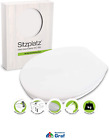 SITZPLATZ® WC-/Toilettensitz Klodeckel REAL WHITE Soft-Schließ-Komfort #82502800
