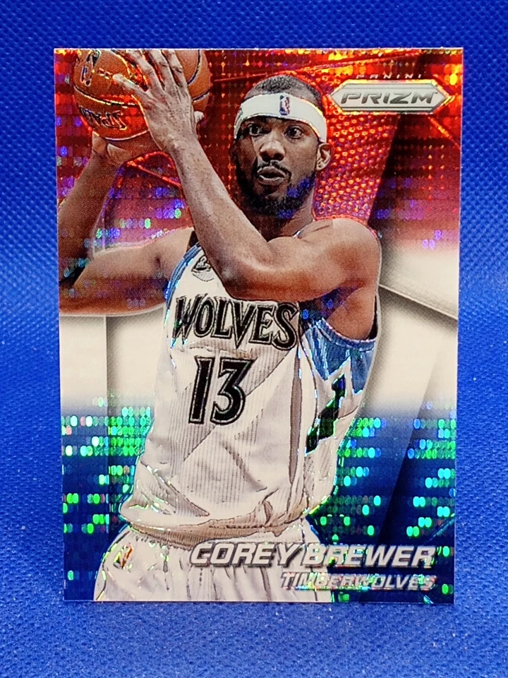 2014-15 Panini Prizm Red White and Blue Pulsar Prizms Corey Brewer #149 - Image 1 of 1