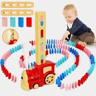 Domino Train Toy with Steam & Music 180PCS Dominoes Stem Montessori Toddler Toy