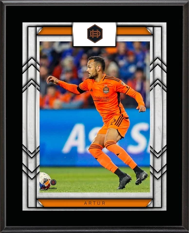 Artur Houston Dynamo FC 10.5" x 13" Sublimated Player Plaque Cover