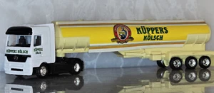 Küppers Kölsch LKW Modell Werbetruck Minitruck MB Actros Tank-Sattelzug 1:87 - Bild 1 von 5