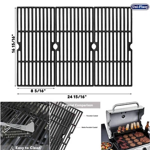 Grill Grates Replacement for Charbroil Advantage Cast Iron Cooking Grids, 3-Pack - Bild 1 von 6