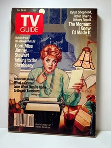 TV Guide 1988 December 24-30 Angela Lansbury of Murder, She Wrote - Picture 1 of 4