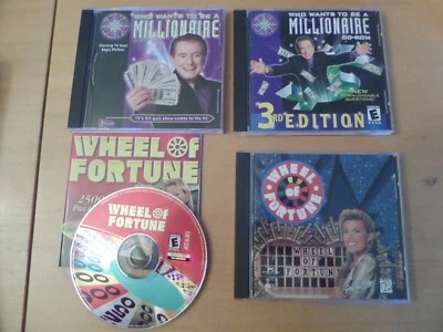 Lot of 8 Older Game shows Jeopardy Wheel Of Fortune Family Feud Windows9598 - Image 1 of 2